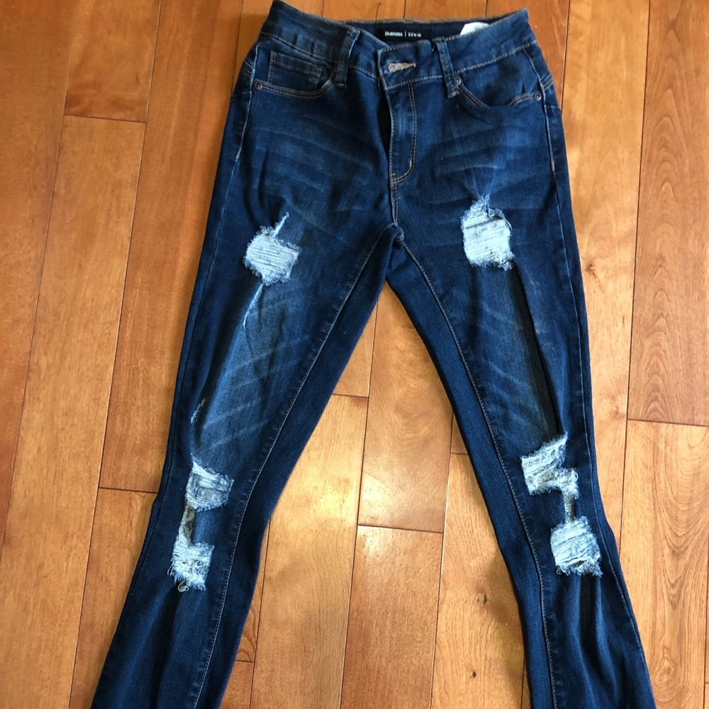 Bluenotes Stretch Skinny Ripped Jean